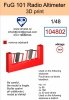 Omask 104802 FuG 101 Radio Altimeter (3D print) 1/48